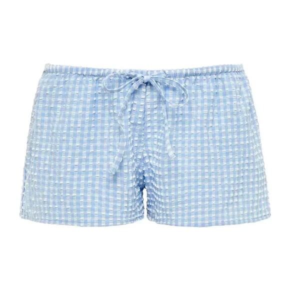 Peri Micro Gingham Drawstring Short - Picture 1 of 6